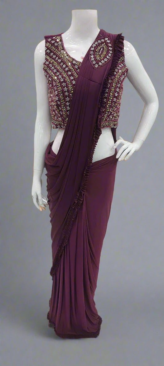 Lycra Saree (Ready-Made)