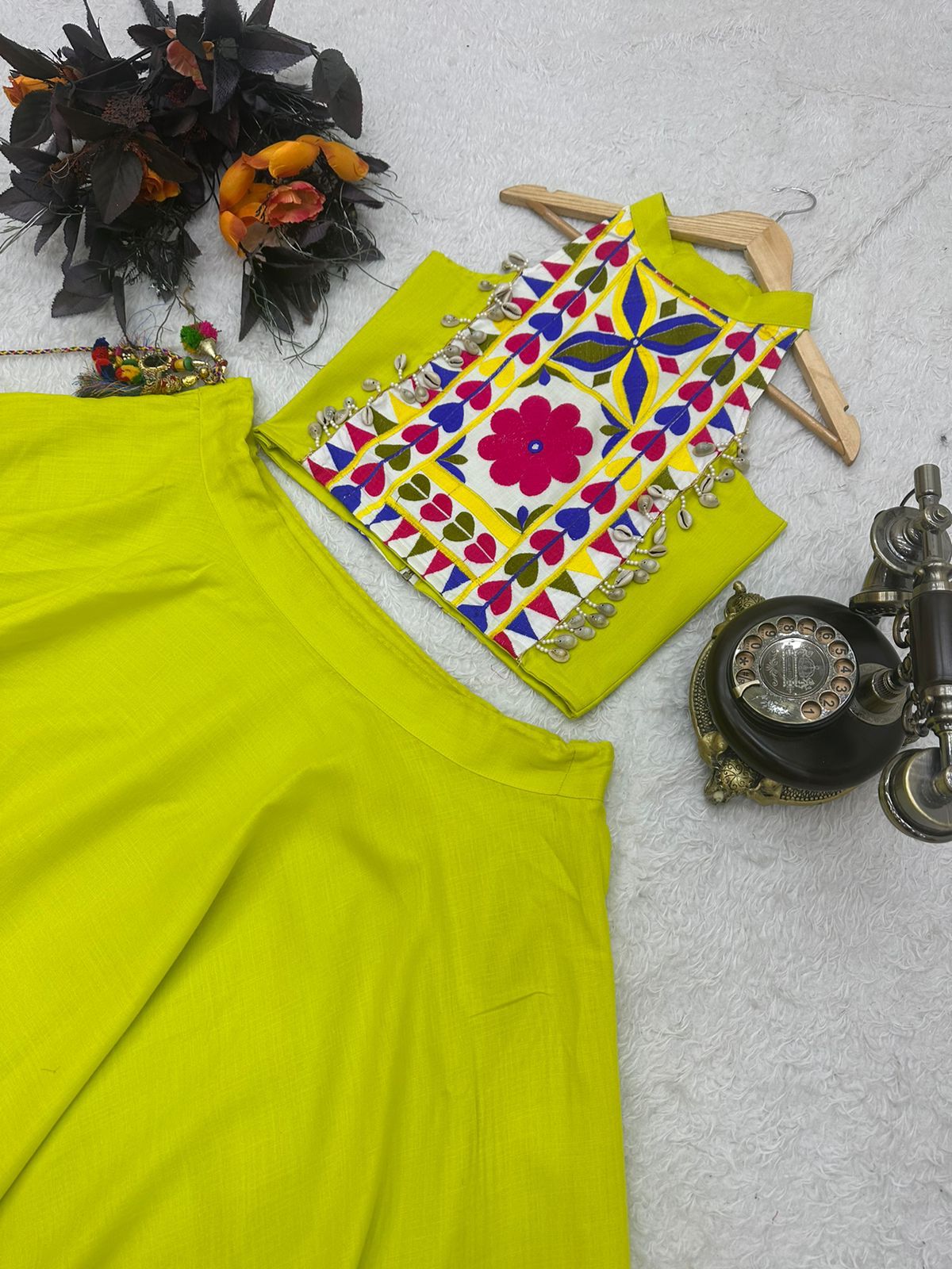 Lightweight Colorful Cotton Lehenga