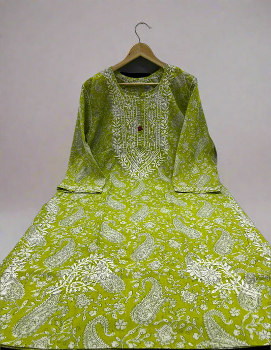 Pure Cotton Printed Kurti