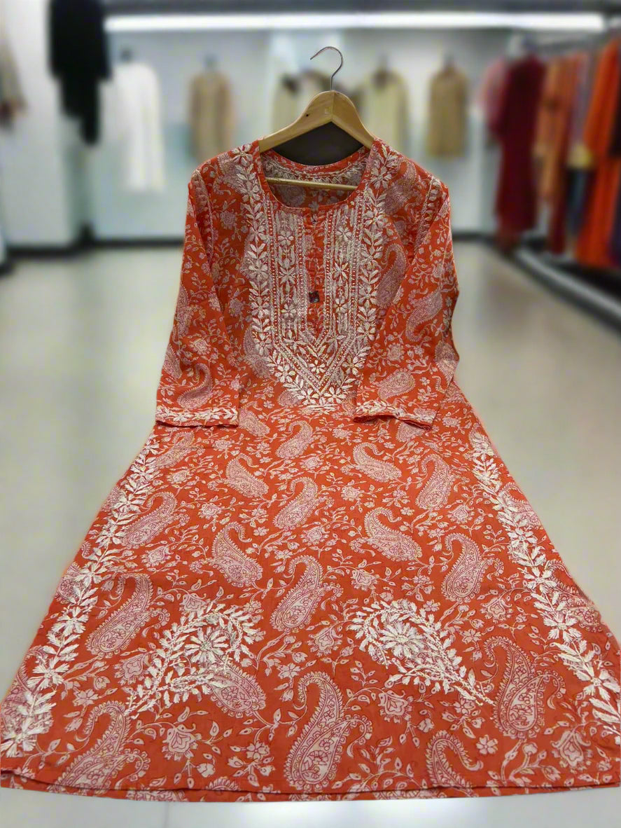 Pure Cotton Printed Kurti