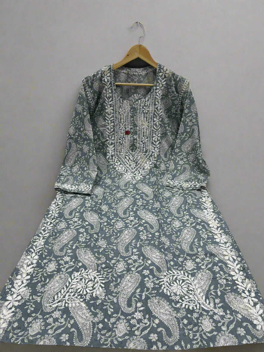 Pure Cotton Printed Kurti
