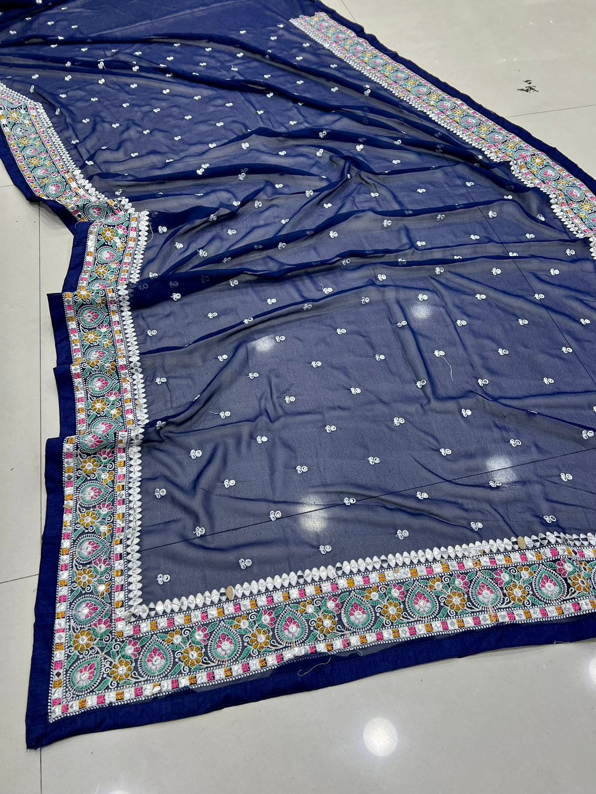 Foil Detailed Saree