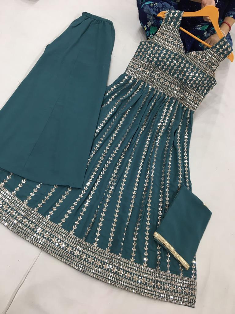 Elongated Flowy Palazzo