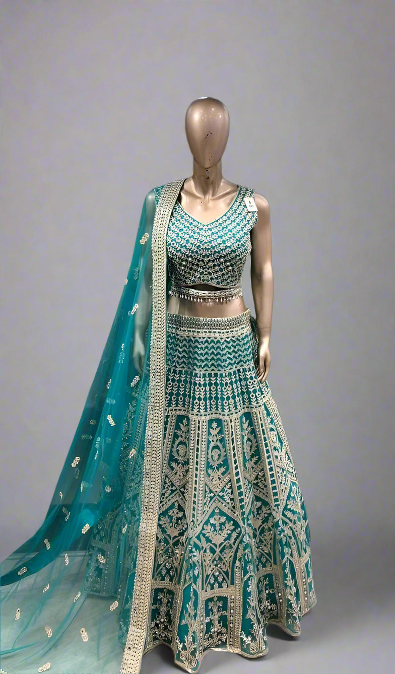 Keyhole Choli Lehenga Set