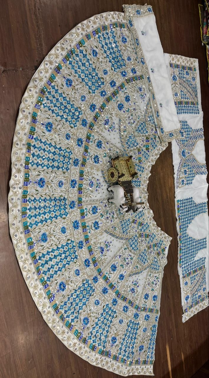 Imperial Garden Semi-Stitched Lehenga