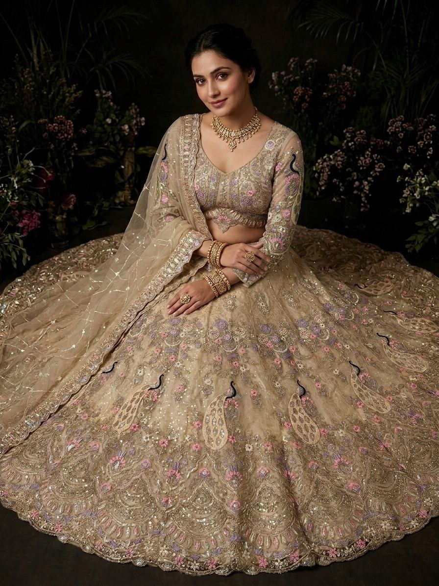 Rajkumari Semi-Stitched Lehenga