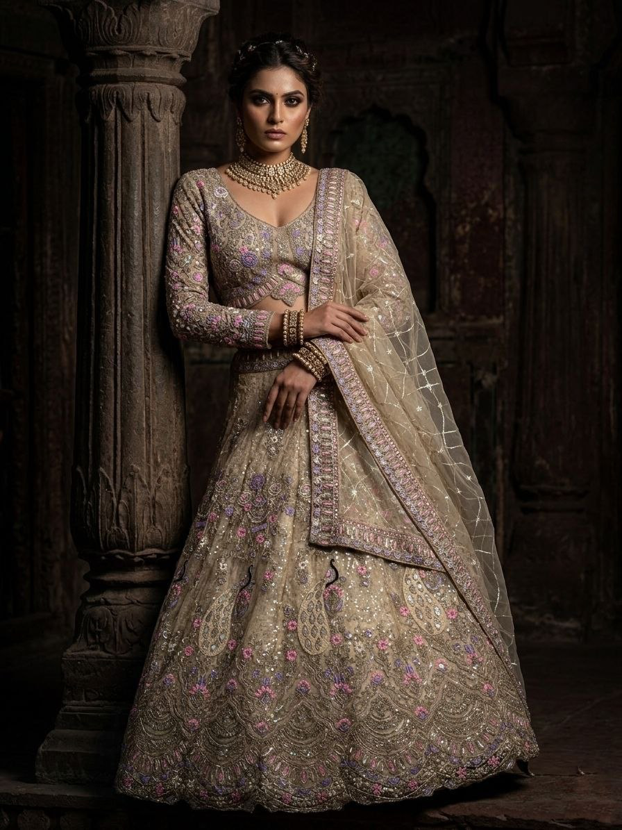 Rajkumari Semi-Stitched Lehenga