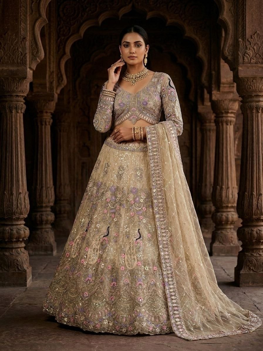 Rajkumari Semi-Stitched Lehenga