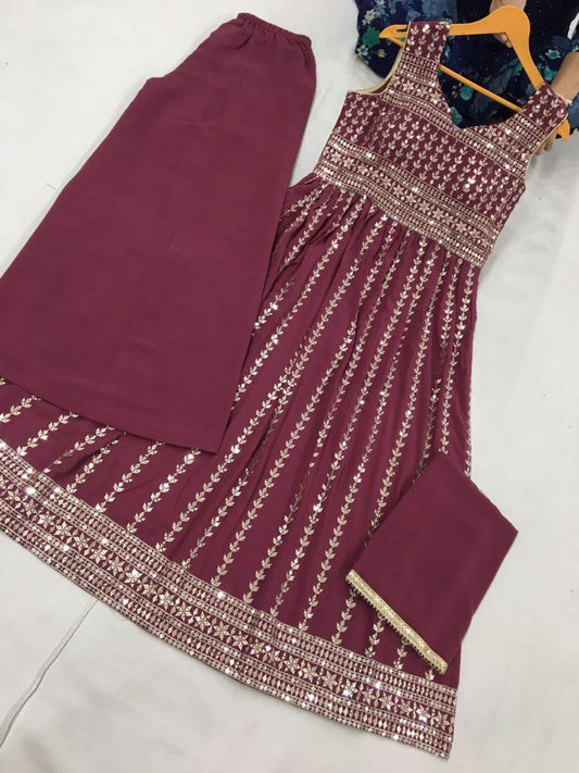 Elongated Flowy Palazzo