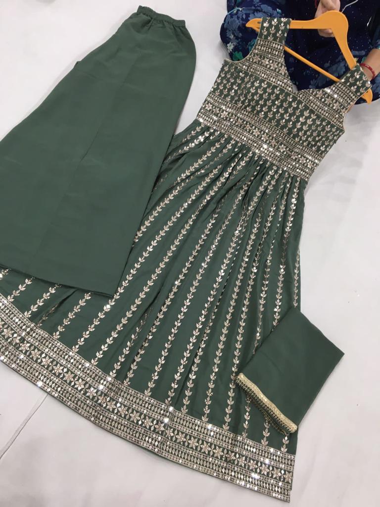 Elongated Flowy Palazzo